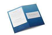 Funeral Program Template Blue Ocean, a Brochure Template by inserenity (Thumbnail 4 of 5)