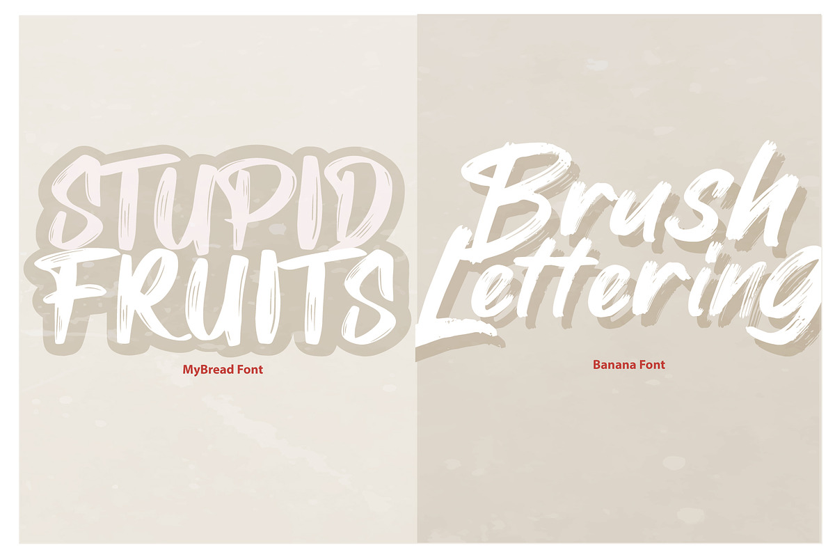 MyBread Banana Font Duo, a Font by D&K Project (Photo 6 of 10)