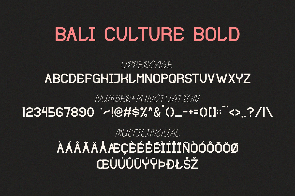 Bali Culture Font Duo, a Sans Serif Font by Lightsense (Photo 10 of 13)