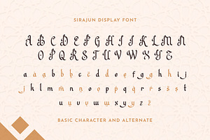 Sirajun - Arabic Display Font