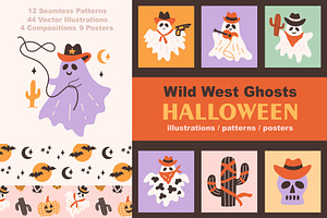 Wild West Halloween Collection + SVG, a Graphic by Katrinelly