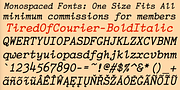 TiredOfCourier, a Font by Ingrimayne Type (Thumbnail 10 of 11)