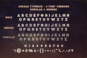 Jordan - Display Font, a Font by MIIM (Thumbnail 2 of 7)