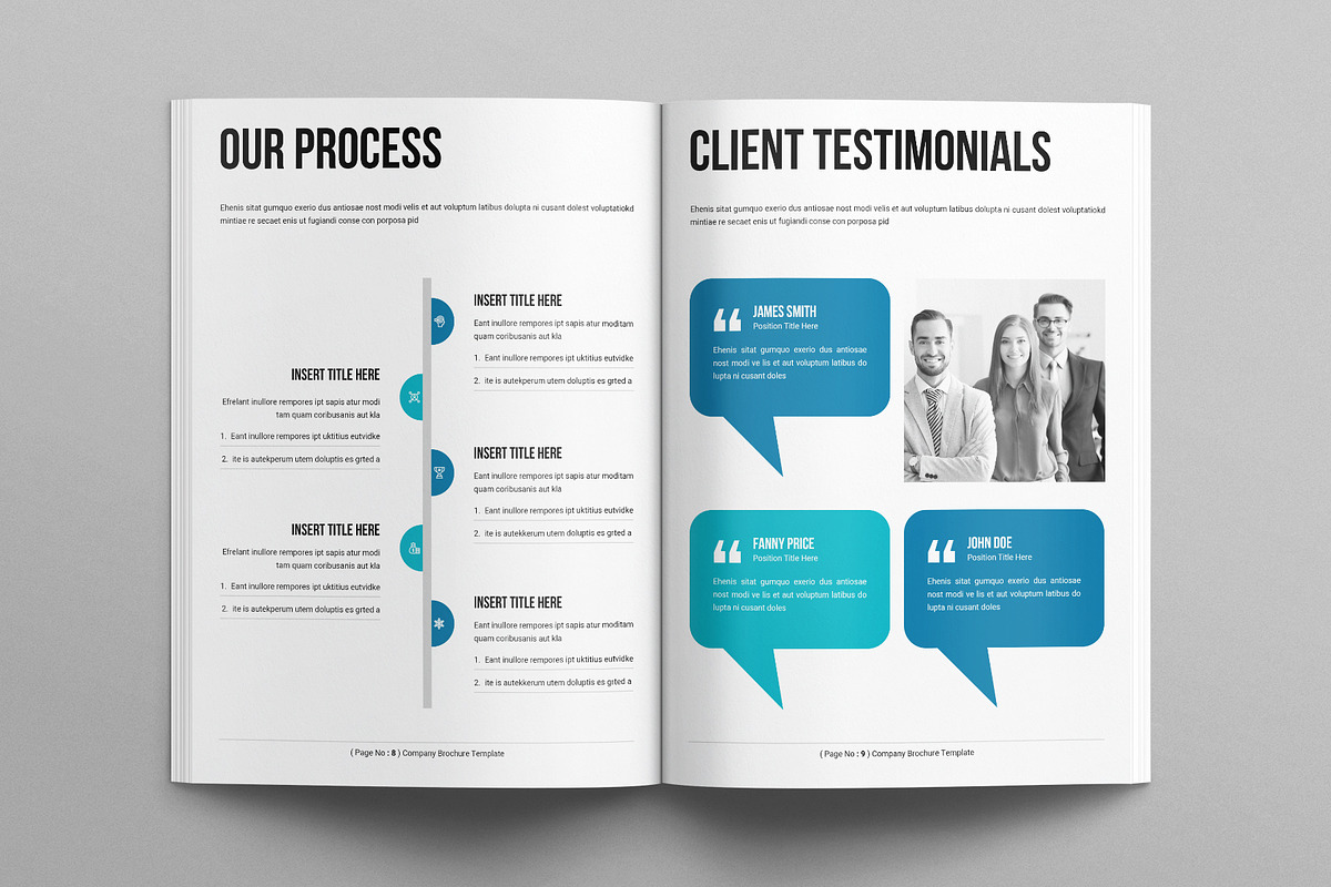 Digital Company Brochure Template, a Brochure Template by E-Type (Photo 4 of 7)