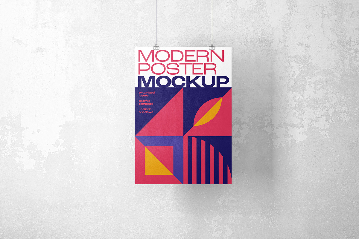 Modern Poster Mockup Set, a Print Template by Deeplab (Photo 16 of 25)