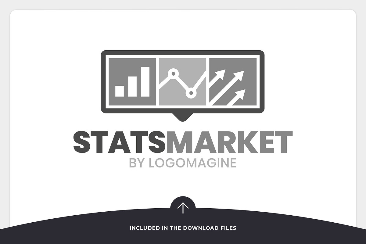 Stats Market Logo Template, a Branding & Logo Template by LOGOMAGINE (Photo 12 of 13)
