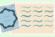 Boho brushes set with stamps, a Brush Add-On by Big Bundles Shop (Thumbnail 4 of 32)