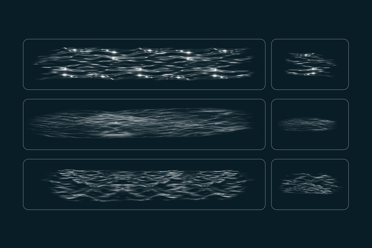 Dynamic Ocean Photoshop Brushes VOL2, a Brush Add-On by Mohamed Saber (Photo 4 of 8)