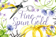 Fine as Spun Gold, an Illustration by Digital Press Creation (Thumbnail 2 of 3)