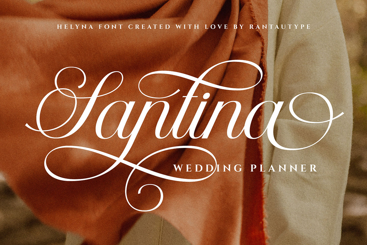 Helyna Elegant Script Font, a Script Font by RantautypeStudio (Photo 18 of 19)