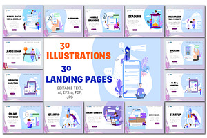 30 Landing Page Templates