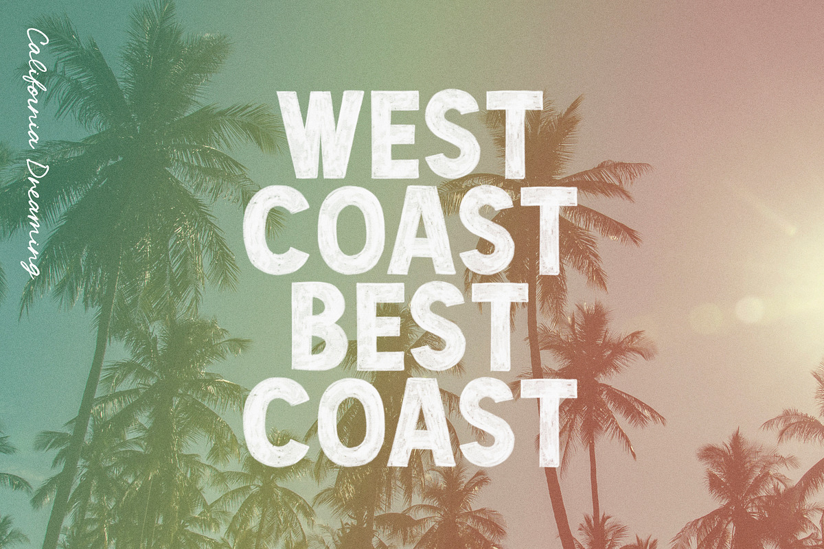 California Dreaming Script & Sans, a Handwritten Font by Callie Rian & Co. (Photo 15 of 19)