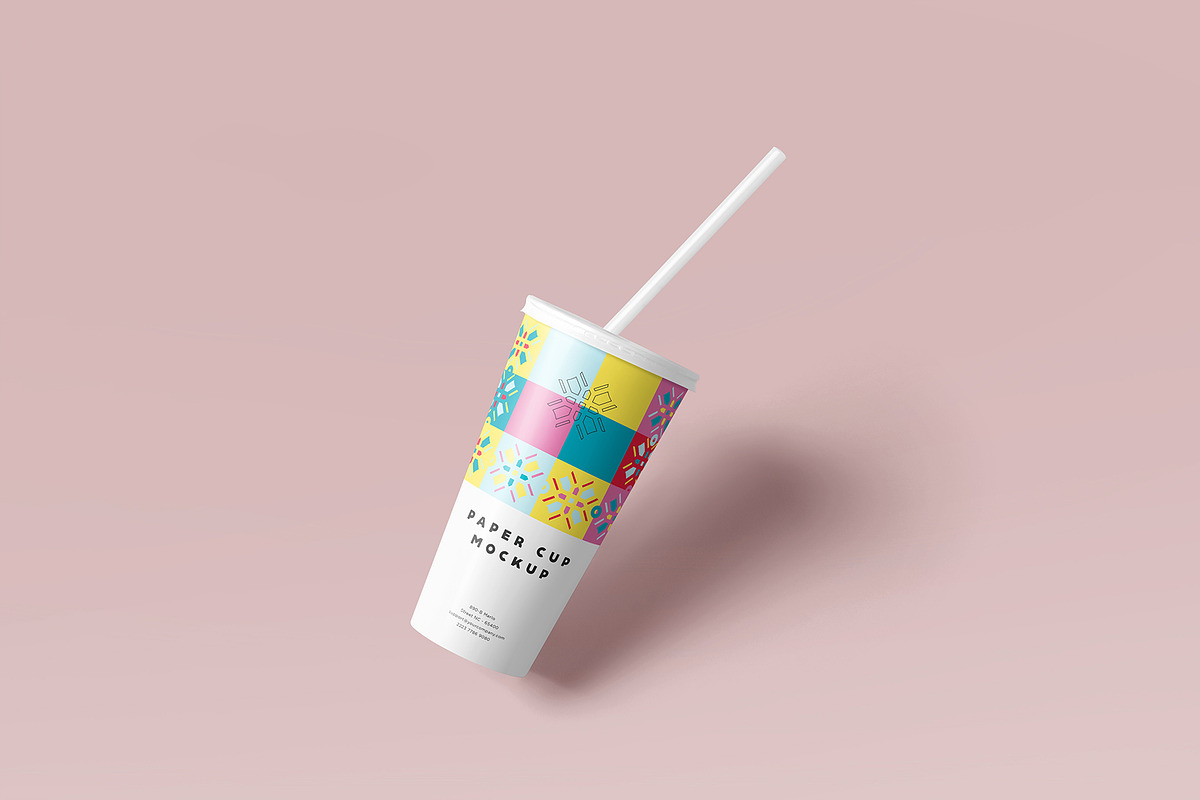 Soda Cup Mockup, a Product Mockup by PixelVoyager (Photo 6 of 11)