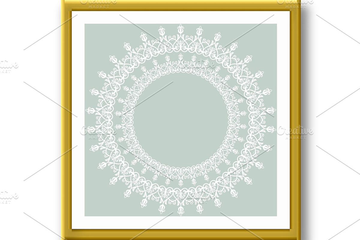 Damask Vector Orient Pattern, a Decorative Illustration by FineArtStudio (Photo 2 of 3)