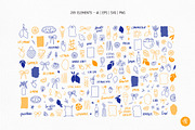 Lemon Summer Hand Drawn Collection, an Object Graphic by Alena Koval (Thumbnail 2 of 18)