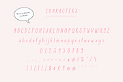 Cotton Candy, a Handwritten Font by Sofia Skoog (Thumbnail 7 of 10)