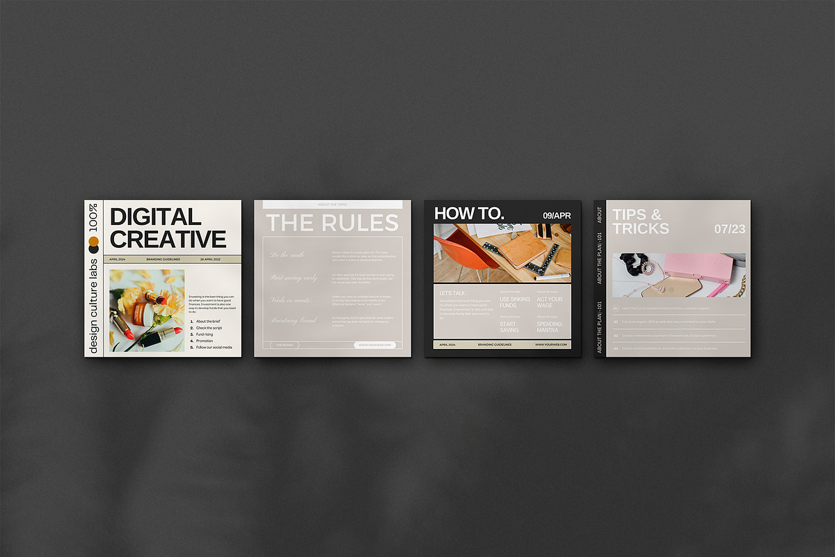 TARA | Branding kit, a Social Media Template by Analogi Studio (Photo 3 of 9)