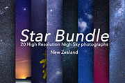 Star Bundle - 20 Stars Photographs, a Texture Graphic by Studio W&W (Thumbnail 1 of 4)