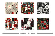 Playing Card Retro Art Style Pattern, a Pattern Graphic by karenfoleyphoto (Thumbnail 8 of 11)