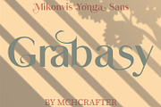 Mikonvis Yonga Sans Serif Typeface, a Sans Serif Font by MchCrafter (Thumbnail 4 of 14)