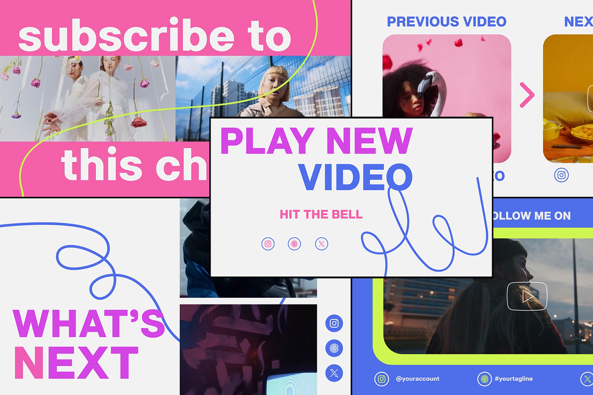 Stylish Youtube Slides | DaVinci, a Templates & Theme by FlashFXbox (Photo 1 of 2)