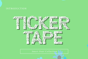 TICKER TAPE, a Slab Serif Font by Wow Magic