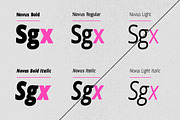 Novus Sans Typeface Family, a Font by DesignSomething (Thumbnail 2 of 7)