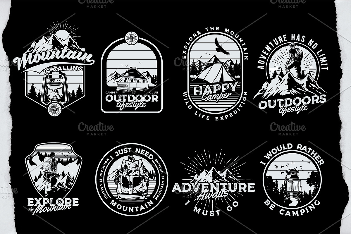 Adventure outdoor designs bundles,, a Sport Illustration by The BolzStudio (Photo 5 of 5)