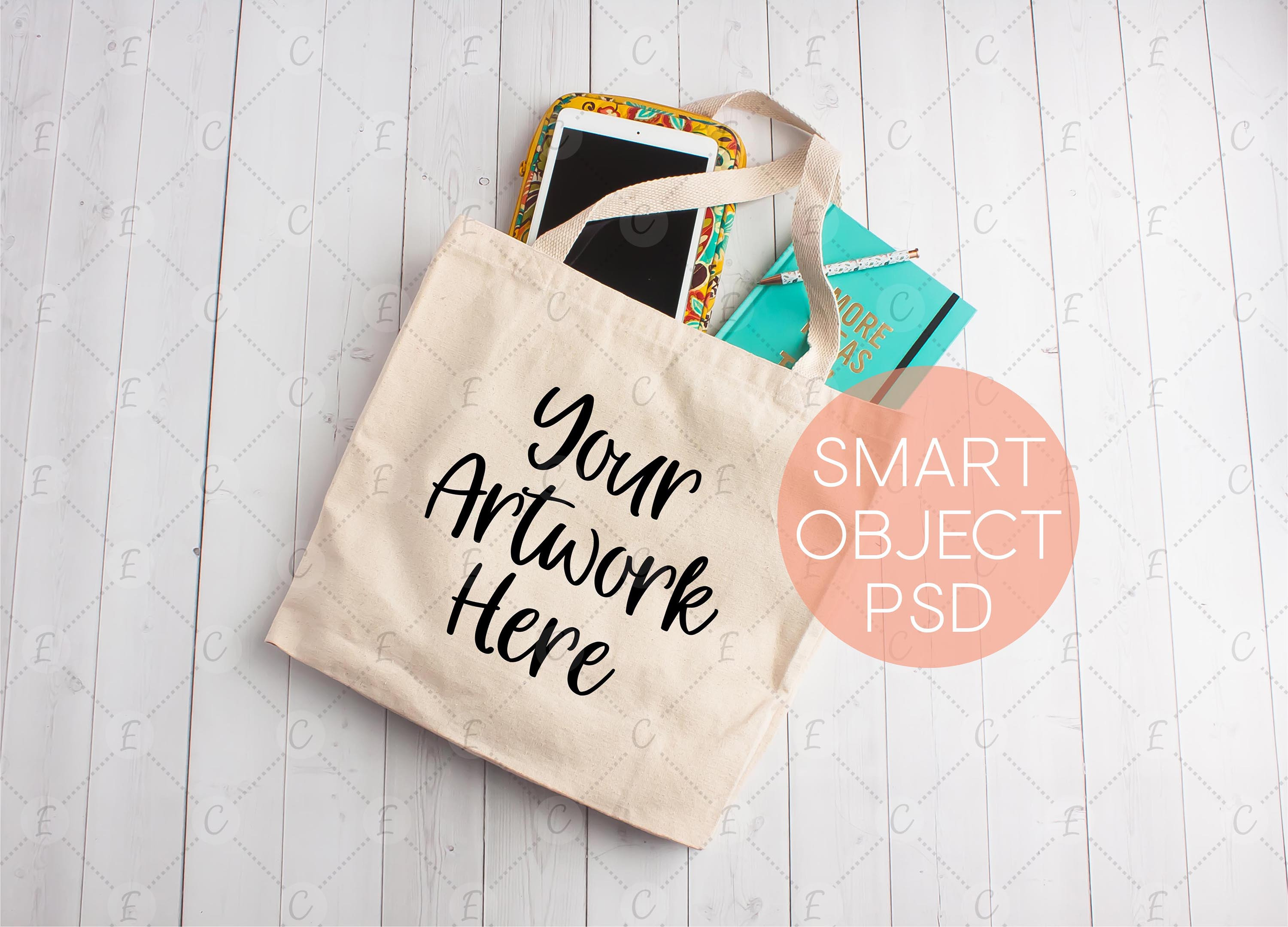 Tote Bag Mockup 5234 by Coral  Elm Studio  Creative Market