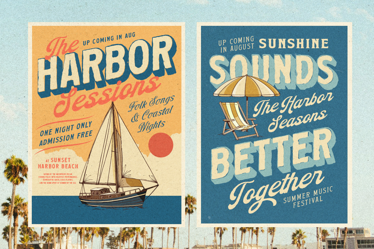 Summer Archive Font Collection, a Script Font by Letterhend Studio (Photo 4 of 14)