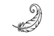 Vintage Feather Swirl SVG Bundle, an Illustration by Creativeshirt (Thumbnail 26 of 31)