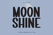 Moon Shine | Script Font, a Script Font by Scratchones (Thumbnail 1 of 8)