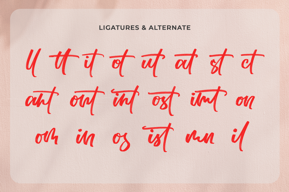 Raisteny - Brush Font, a Handwritten Font by RockboyStd (Photo 11 of 12)