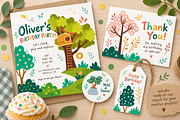 Whimsical Trees Clipart, a Decorative Illustration by Anna Studio (Thumbnail 9 of 12)
