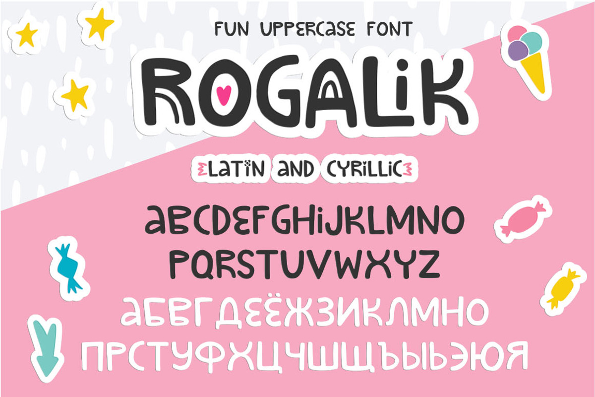 Rogalik Hand Lettered Font preview 2