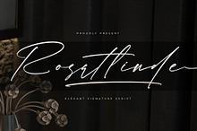 Rosatlinde Elegant Signature Script