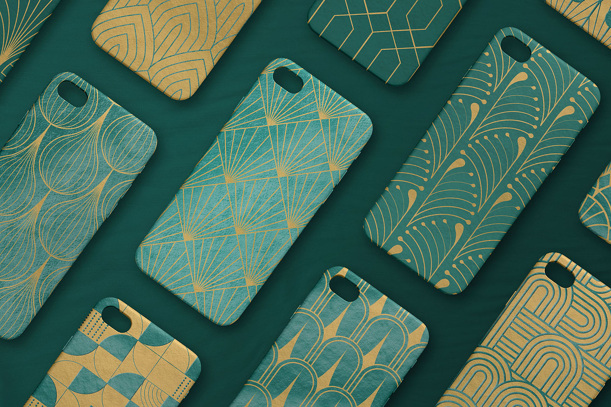 Art Deco Patterns Collection, a Pattern Graphic by DesignerCandies (Photo 10 of 21)