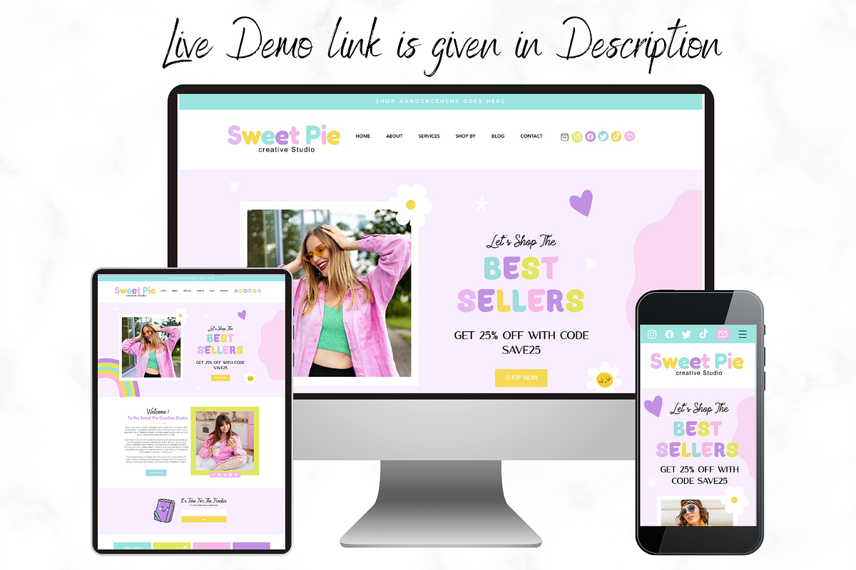 Colorful Wix Website Template, a Wix Template by AdvertFox (Photo 6 of 9)