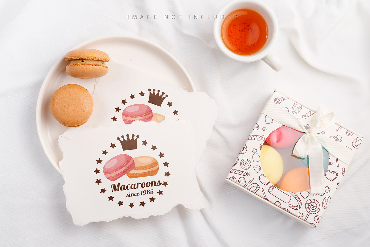 French Macarons mockup, a Product Mockup by YuMyart (Photo 2 of 10)