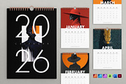 2026 Calendar Template, a Stationery Template by DesignCrest (Thumbnail 1 of 10)
