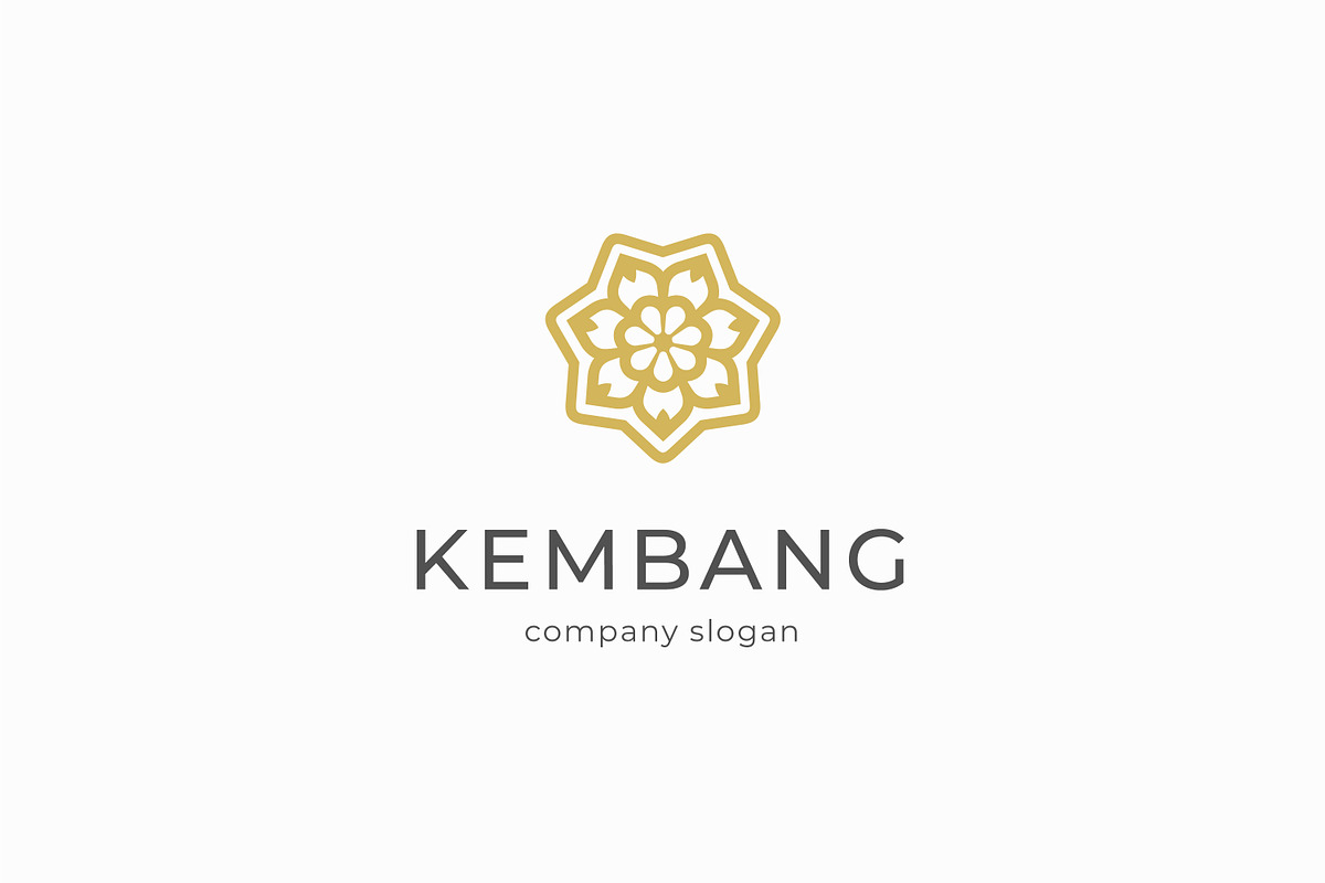 Kembang - Flower Logo, a Branding & Logo Template by Sarten