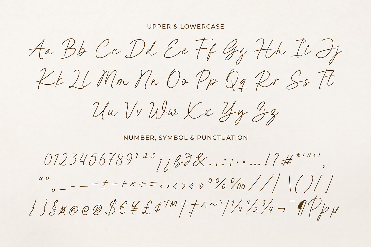 Allura Signature - Handwritten Font, a Script Font by Ainun Jinan (Photo 9 of 9)