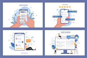 12 Review Customer Illustration