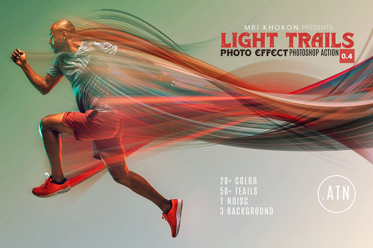 Light Trails Effect Photoshop Action, an Action Add-On by MRI STUDIO (Photo 1 of 14)