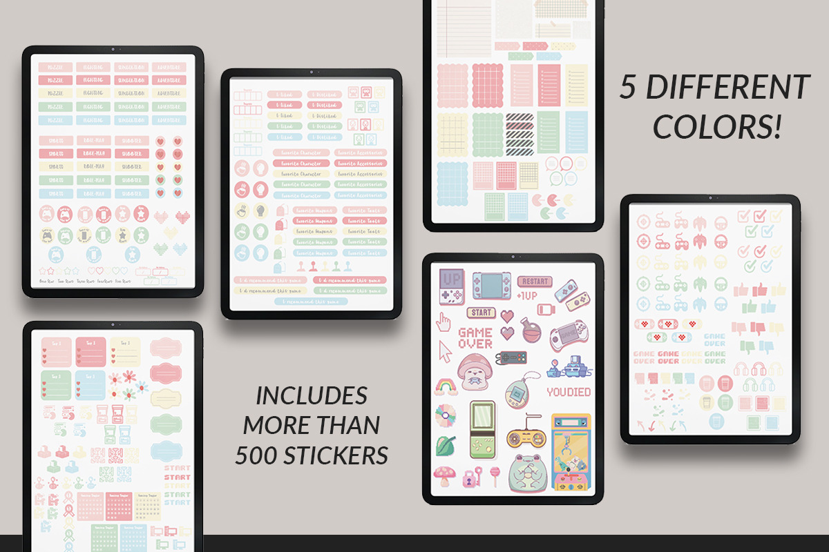Digital Gaming Journal +500 Stickers preview 5