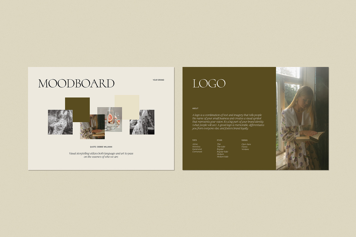 CANVA PS Brand Board Presentations, a Presentation Template by Love Radiation Studio (Photo 14 of 17)