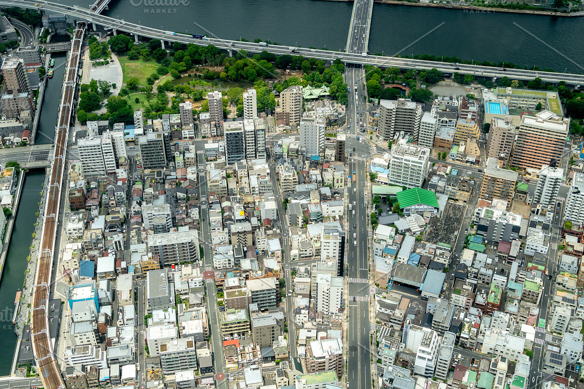 Aerial view of central Tokyo cityscape in Japan, an Architecture Photo by GoodGoods (Photo 2 of 2)