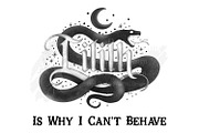 Gothic Witch | Lilith Snake Wiccan, an Object Illustration by Willow Paige Farms (Thumbnail 1 of 10)