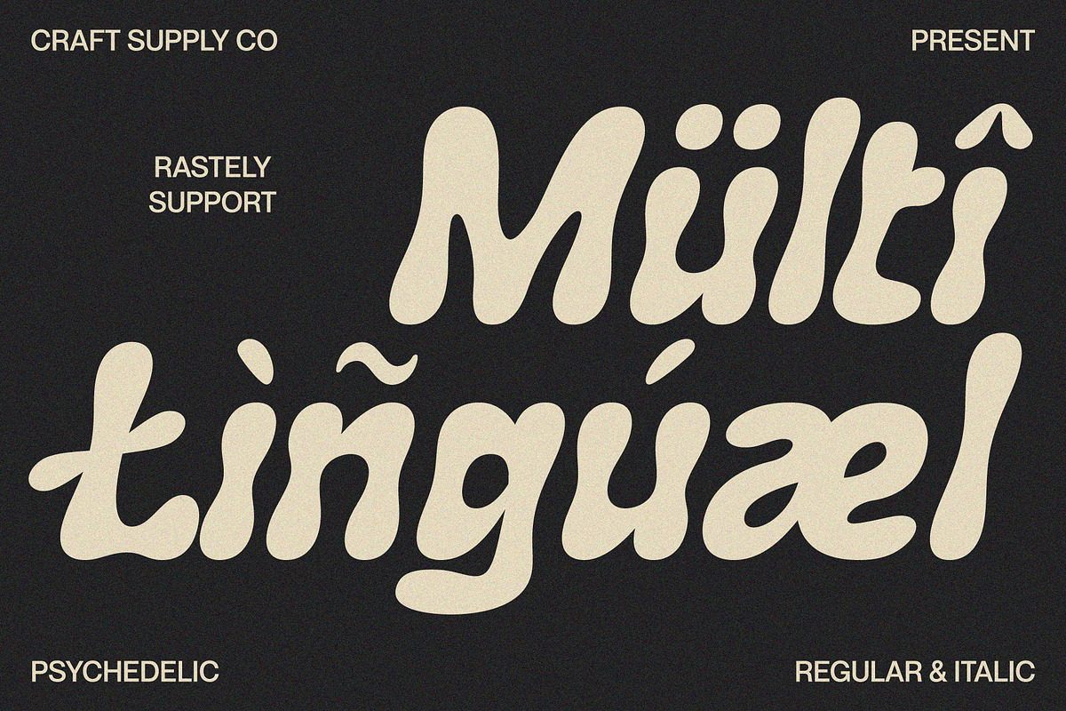 Rastely – Funky Typeface, a Sans Serif Font by Craft Supply Co. (Photo 8 of 8)