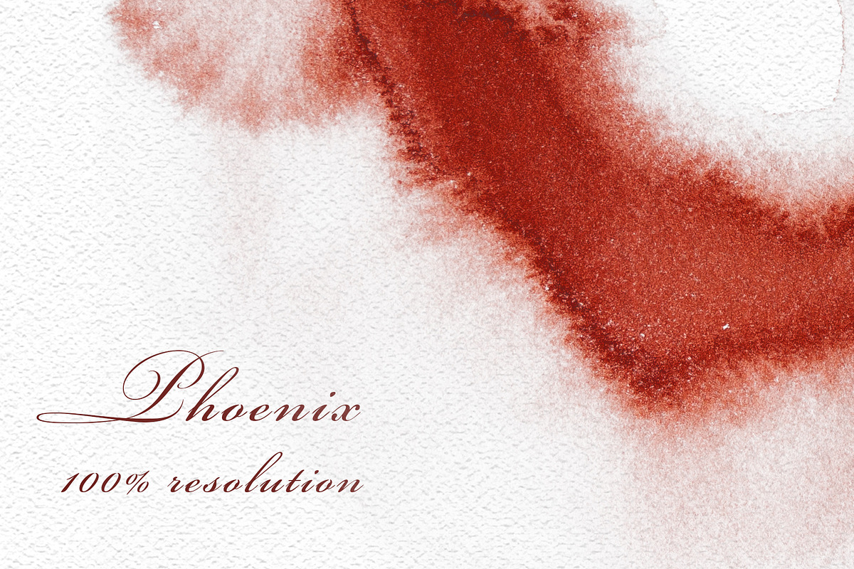 Watercolor Phoenix Clipart Set, an Animal Illustration by ArtCreationsDesign (Photo 6 of 6)